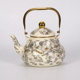 Vintage Enamelware Kettle Classic Enamel Teapot - Epictzar Intl.