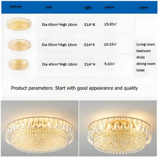 Luxury Crystal LED Ceiling Chandeliers