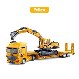 Semi-carrier Trailer Construction Toy Vehicle
