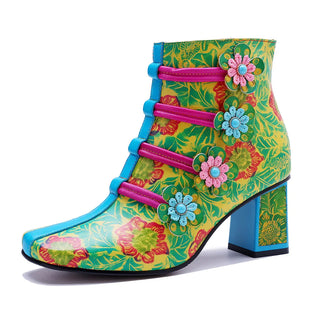 Floral Sweet Ruffle Comfortable Party Boots