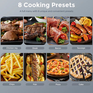 Premium Ceramic Coating 8-in-1 Air Fryer