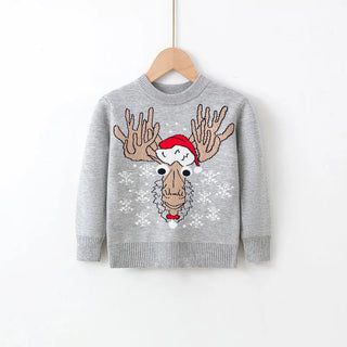 Girls Knitwear Warm Cartoon Sweater