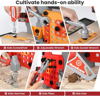 Construction Pretend Play Workbench Set