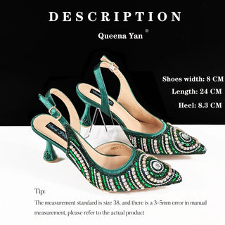 Elegant Pointed-Toe Design Sandals
