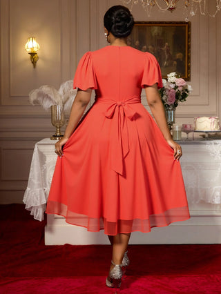 Elegant Chiffon Evening Party Dress