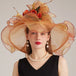 Orange Organza Hat