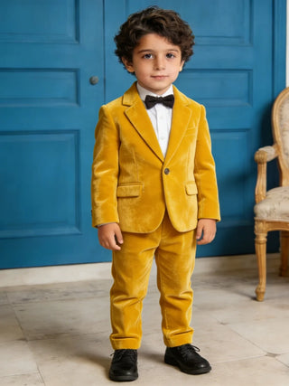 Elegant Graduation Ceremony Velvet 2Pcs Suit