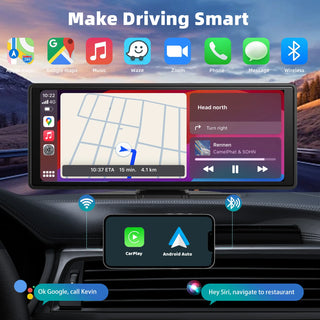 Portable HD Touchscreen Wireless Carplay