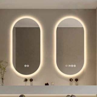 Vanity Smart Oval Touch Screen Mirror