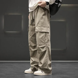 Wide Leg Pocket Loose Cargo Pants