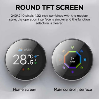 TUYA WiFi Smart Knob Thermostat Floor Heating Water Gas Boiler Home Room Programmable Temperature Controller Alexa Google Home