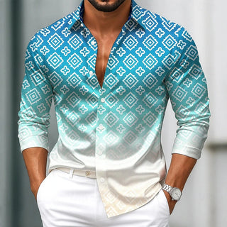 Checkered Print Cardigan Street Social Shirt