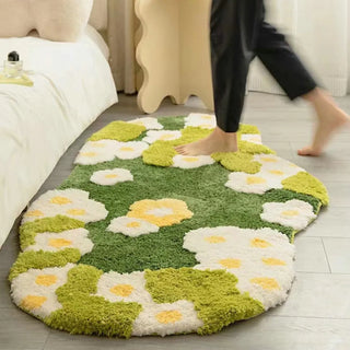 Anti-slip Modern Shaggy Moss Area Rug