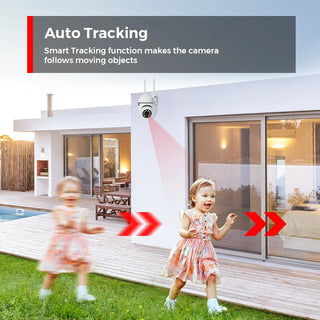 4Pcs 4MP 2K Wifi Camera Mini ICsee Surveillance Camera Human Detection HD Night Vision Two Ways Audio Home Security Protection
