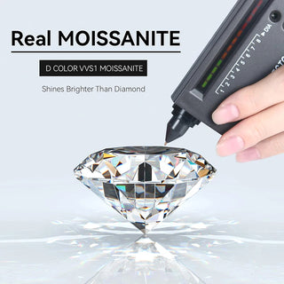 Genuine Vintage Diamond Moissanite Ring