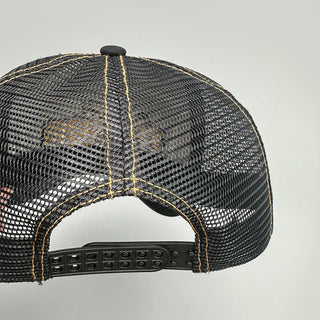 Color Block Letter Embroidery Baseball Hats New Unisex Sunshade Casual Breathable Hip Hop Fashion Mesh Versatile Trucker Caps