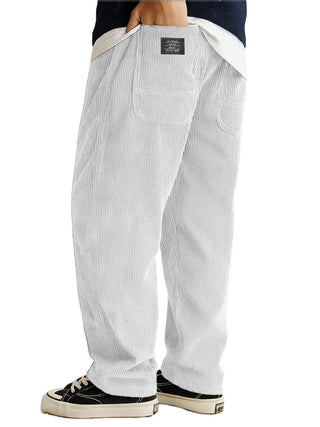 Corduroy Loose Padded Casual Pants
