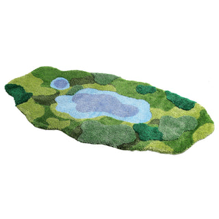 Handmade 3D Moss Tufted Area Rug