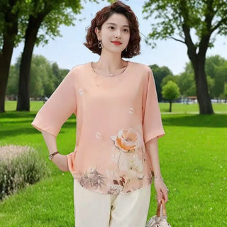 Mom's Fashion 3/4 Sleeve Top