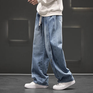 Men Wide Leg Loose Jeans Pants