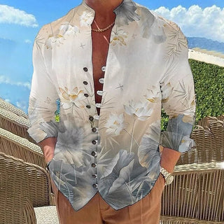 Men's Flower Pattern 3D Printed Shirt - Epictzar Intl.