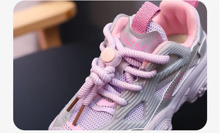 2025 Autumn Sport Shoes For Children PU Leather Waterproof Kid's Sneakers Anti-slippery Breathable Boy's Girl's Running Shoes