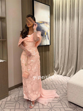 Intricate Exquisite Organza Sequined Off - shoulder Dress - Epictzar Intl.