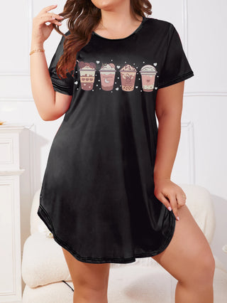 Women's Short Sleeved Printed Home Wear