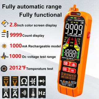Automatic Digital Multimeter Voltage USB Charger