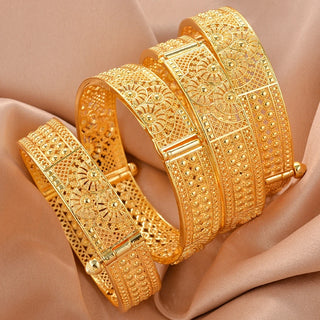 Ethiopian Gold Wedding Gift Bracelets