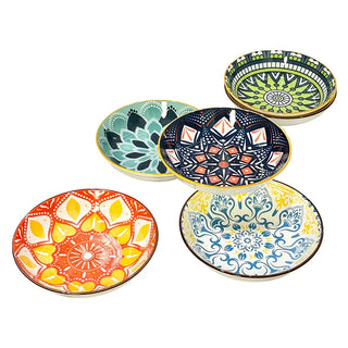 Ceramic Bohemia 6pcs Appetizer Plate