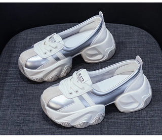 Chunky Platform Shallow Mouth Shoes