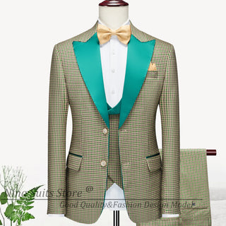 G&N 2023 New Series Men Suits Blazer Beautiful Lilac Purple Floral Pattern Tuxedos 3 Pieces Formal Party Costume Homme Slim Fit