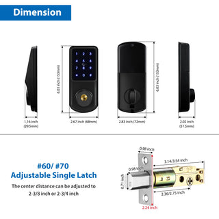 Smart Electronic Deadbolt Door Lock