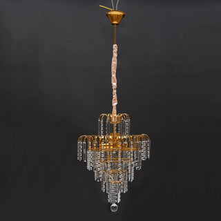 Adjustable Chain Crystal Ambient Chandelier