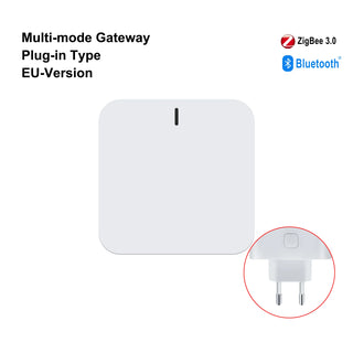 GIRIER Tuya ZigBee Gateway Hub Plug-in Type Multi-mode ZigBee Bluetooth Gateway Bridge for Smart Home Automation Work with Alexa