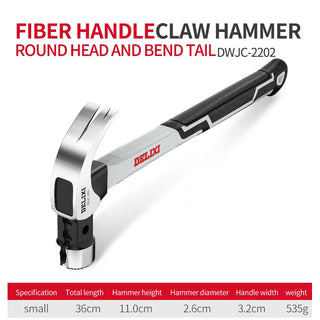 Multifunction Non-slip Shockproof Steel Hammer Hand Tool Magnetic Claw Hammer for Woodworking Automatic Nail Suction Hammer