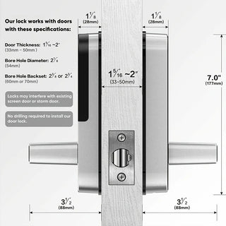 Smart Keyless Remote Control Door Lock