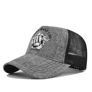 New Fashion Spring Summer Printed Mesh Breathable Baseball Cap Gorras Personality LOGO for Men WomenCouples Visor Hat Casquette