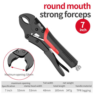 Strong Pliers Multifunction Clamp Tool Universal Pressure Pliers Industrial-grade Manual Fixed Universal Pliers