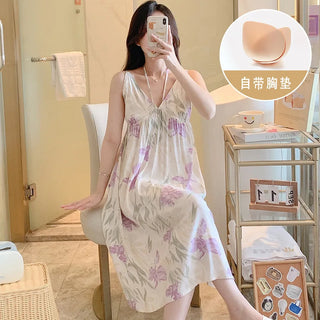 Women Beach Style Thin Sleepwear