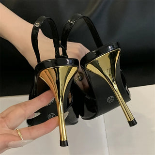 Elegant Design Pointed Toe Slingbacks Sandals