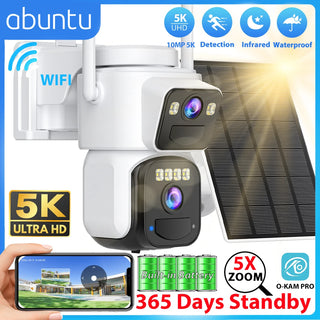 Wireless Solar Dual Lens Surveillance Camera