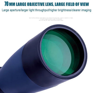 25-75x70 HD Spotting Scope Zoom Monocular BAK7 Prism Waterproof Telescope Spyglass Target Shooting Bird Watching Hunting Camping