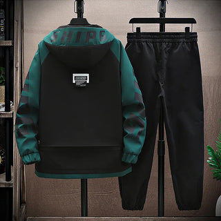 Men Joggers Hooded 2Pcs. Sportswear Set