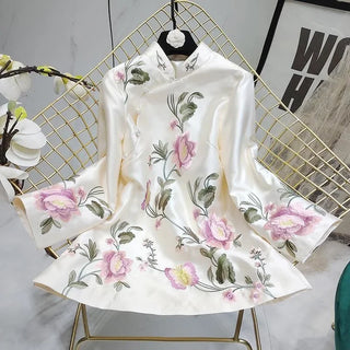 Elegant Vintage Traditional Embroidery Blouse