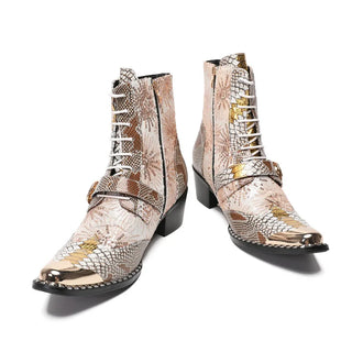 High Quality Genuine Leather Ankle Boots