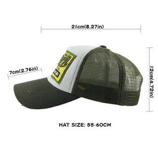 Summer Mesh Trucker Hat For Men Women Retro Letter Baseball Cap Adjustable Outdoor Sun Visors Hip Hop Snapback Bonnet кепка y2k