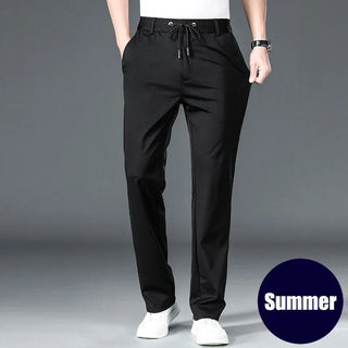 Men's Classic Elastic Waist Pants