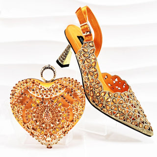 Italian Design Ladies Shoes & Matching Bag Set